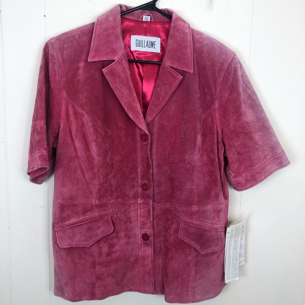 Vintage NWT Guillaume‎ Leather Jacket Sz L
